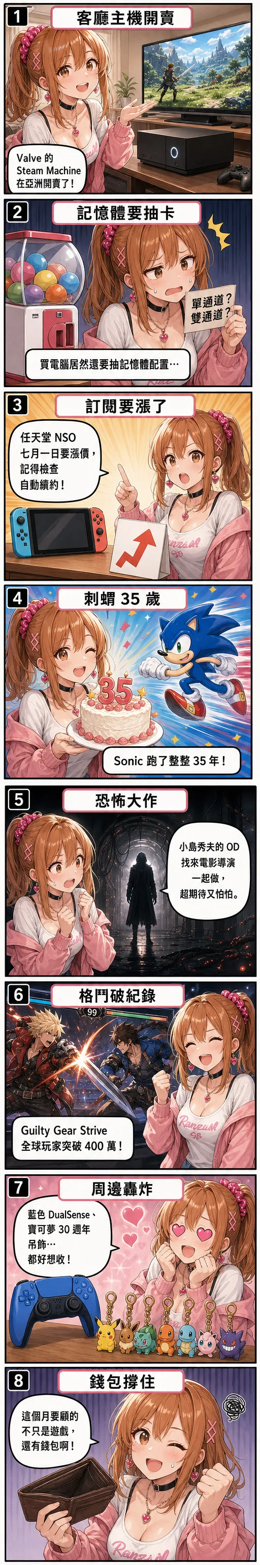 星野夏希帶你逛今天遊戲圈的硬體、老牌 IP 與大作預告